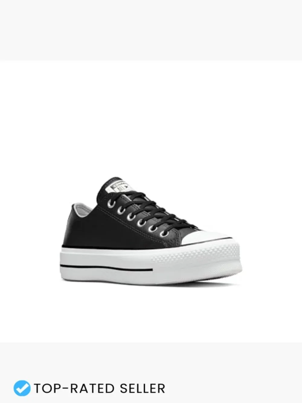 Converse Chuck Taylor All Star Low Top Platform Leather Sneakers Classic
